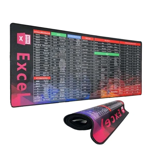 Excel Shortcuts Mouse Pad 90*40cm