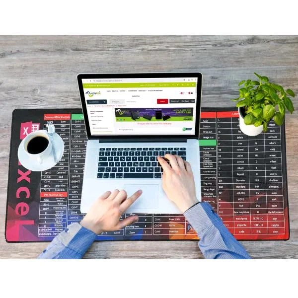 Excel Shortcuts Mouse Pad 90*40cm