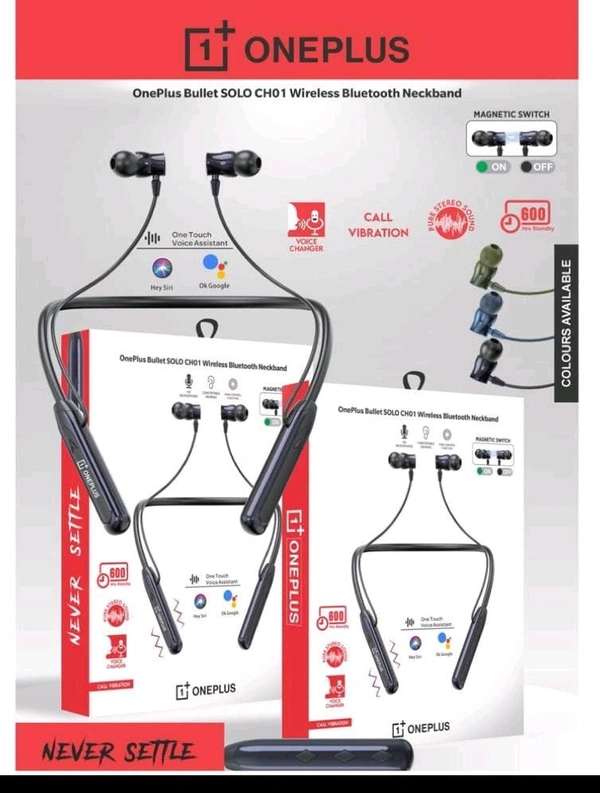 Oneplus Bullet Solo Ch01 Voice Changer Neckband 