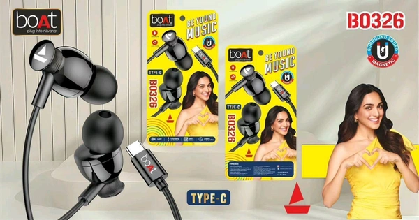Boat Bo326 Type c Earphone Poly Peking 