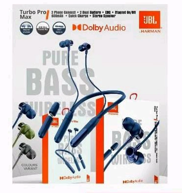 JBL Turbo Pro Max Dual Battery Neckband 