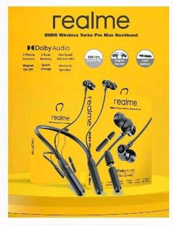 Realme Turbo Pro Max Dual Battery Neckband 