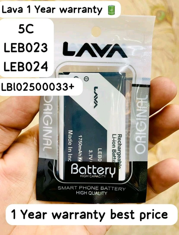 Lava LEB024 BATTERY (1year Warranty)
