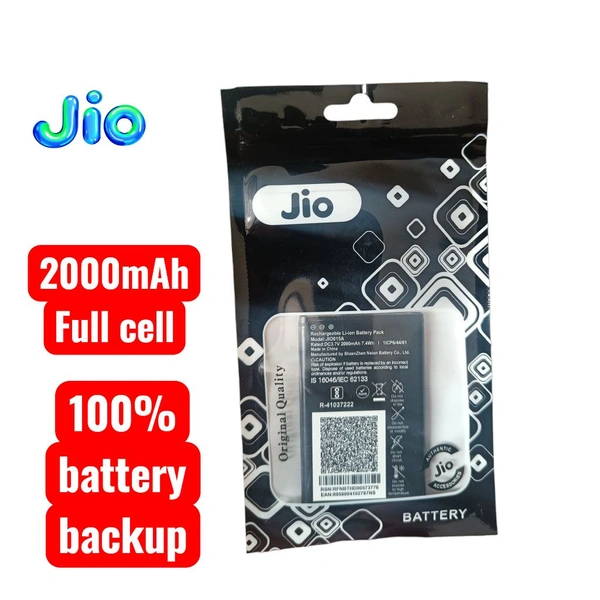 Jio 20000mAh Battery (1year Warranty)Ns
