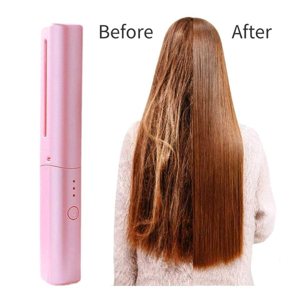 Mini Hair Straightener Comb Brush