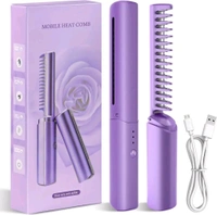 Mini Hair Straightener Comb Brush