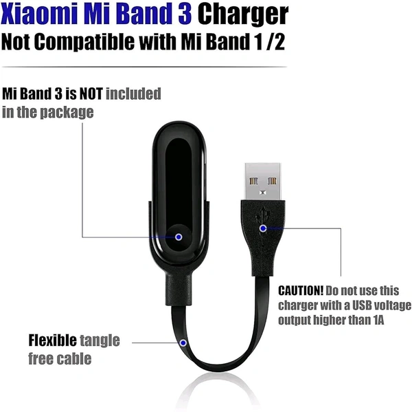 M3 Fitness Band Charger for M3 Band Mi Band 3 (Charging Cable Only)