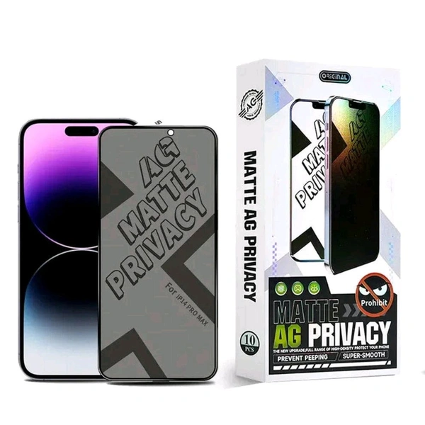 iPhone 17pro Max Glass {AG Matte Privacy}