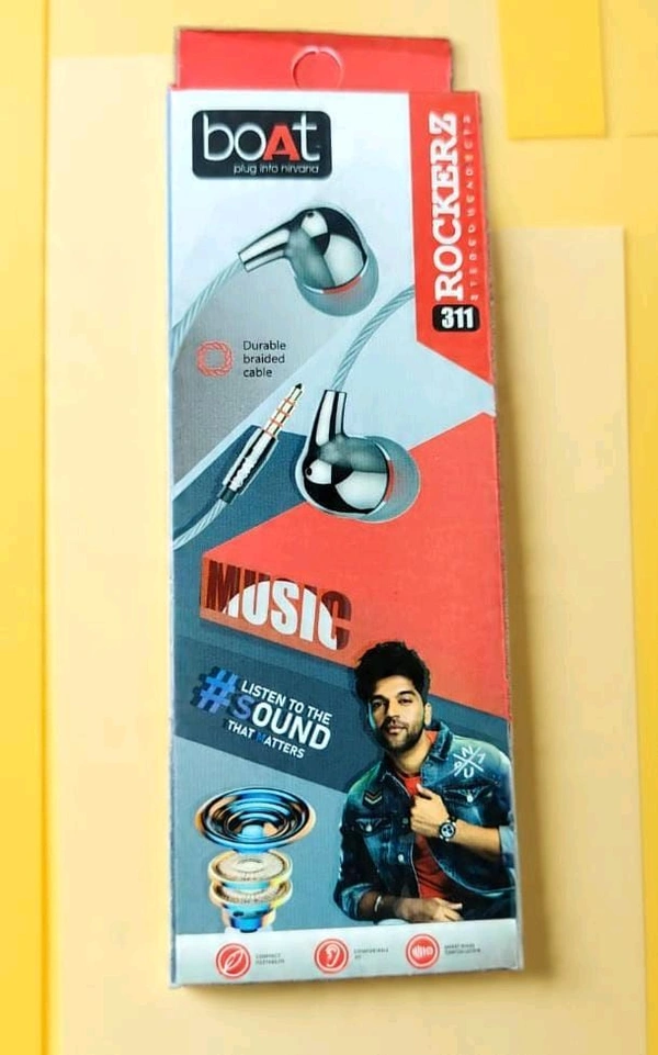 Boat Rockerz 311 Earphone Box Peking 