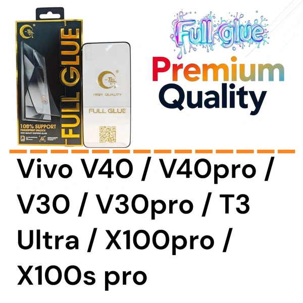 V40/40pro Full Glue Glass Premium Quality [ Universal Modal ]