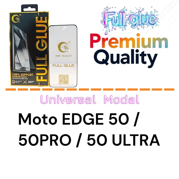  Moto EDGE 50/ 50pro/50ultra Full Glue Premium Quality [ Universal Modal ]