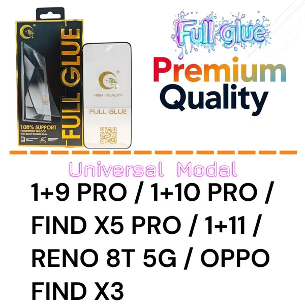 1+9PRO/ 1+10PRO Full Glue Glass Premium Quality [ Universal Modal ]