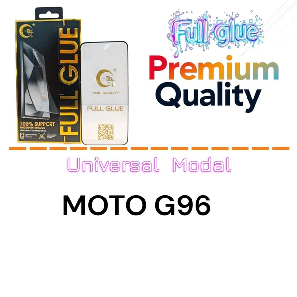 Moto G96 Full Glue Glass Premium Quality [ Universal Modal ]