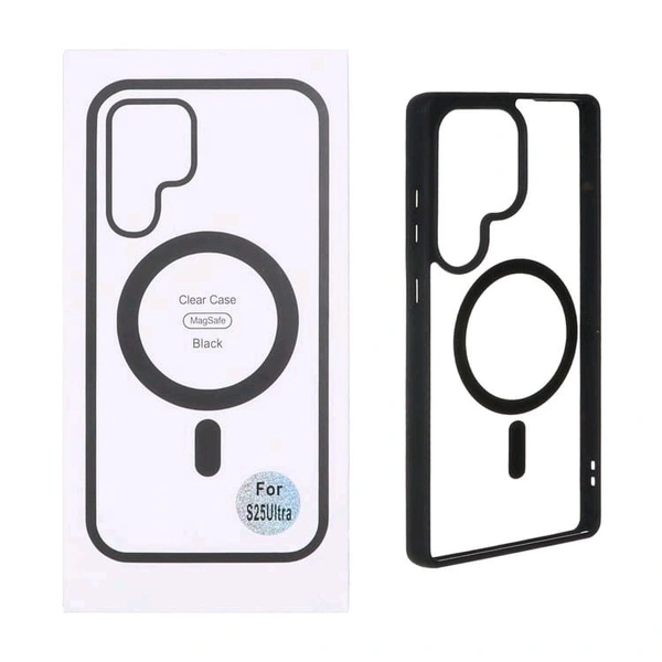 Samsung S24 Cover { Black Magsafe } 