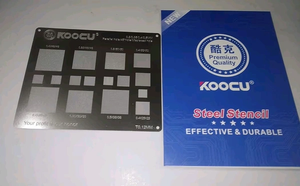 Koocu T0.12mm Stencll Universal Blue Peking