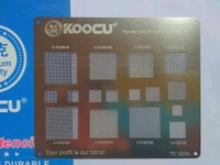 Koocu T0.12mm Stencll Universal Blue Peking