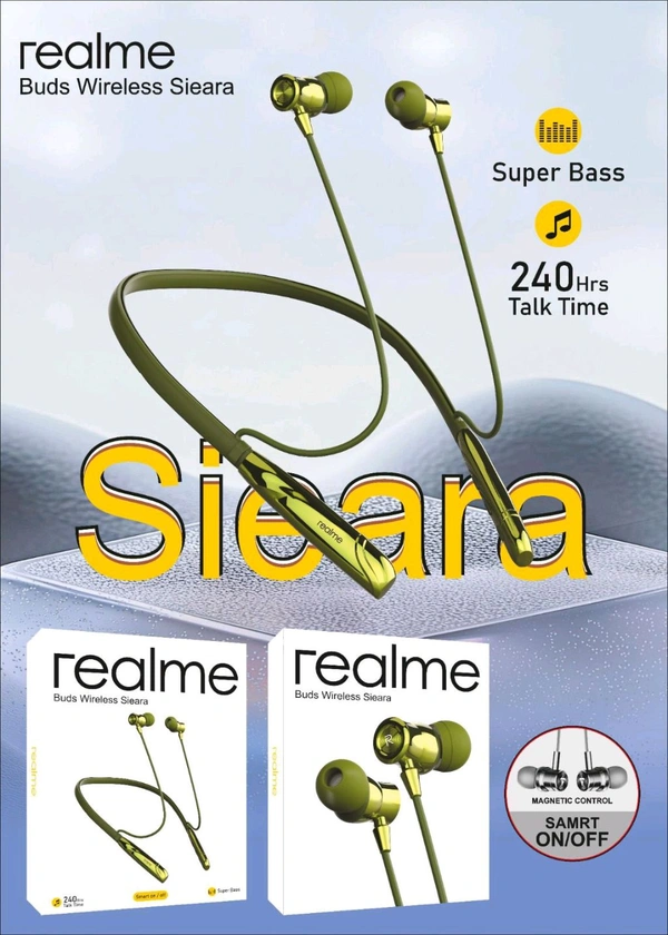 Realme Buds Wireless Sieara Super Bass Neckband