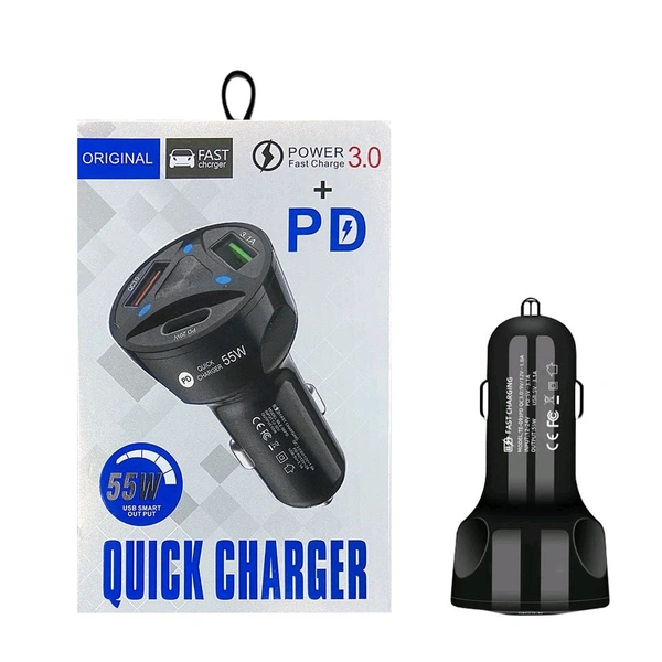 55w Pd Car Charger 