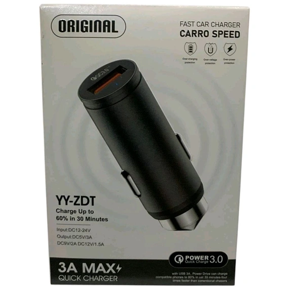 YY-ZDT 3A MAX CAR CHARGER 