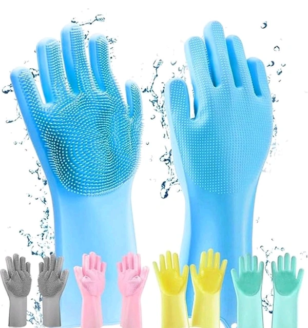 Silicone Dish Washing Gloves 