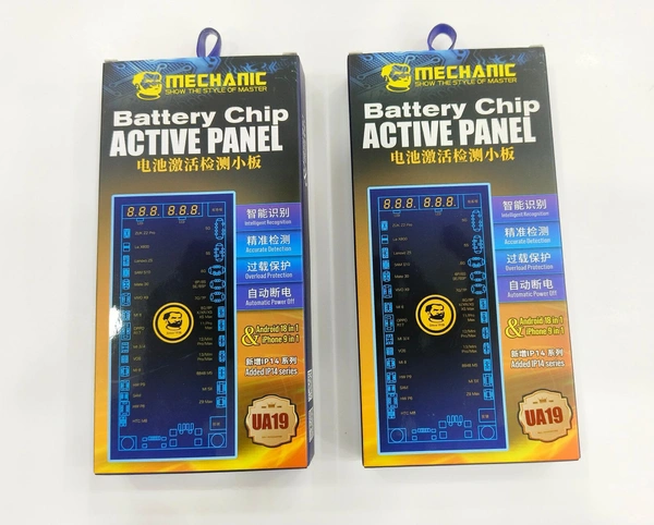 MECHANIC UA 19 ADDED IP14 series  BATTERY CHIP ACTIVE PANEL ANDROID 18 IN 1 AND IPHONE 9 IN 1 