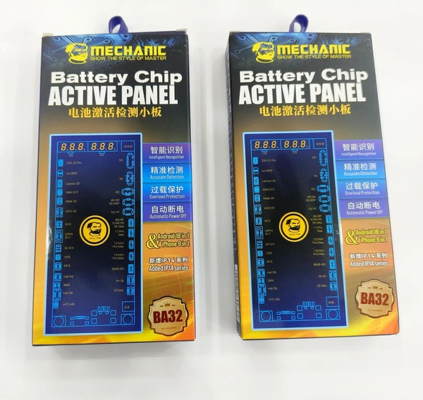 MECHANIC BA32 ADDED IP14 SERIES BATTERY CHIP ACTIVE PANEL ANDROID 18 IN 1 AND IPHONE 9 IN 1