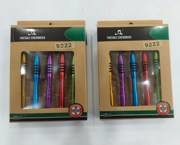9222 Portable Screwdriver 5 In 1 