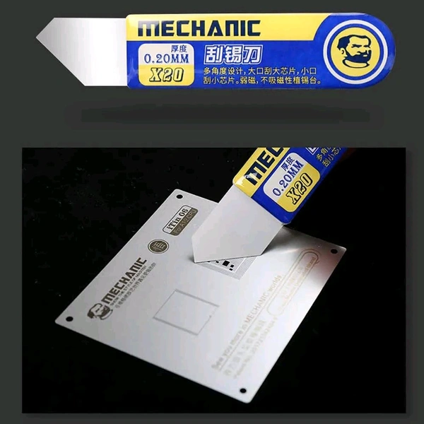 MECHANIC X20 Tin Scraper 0.20mm (Opener)