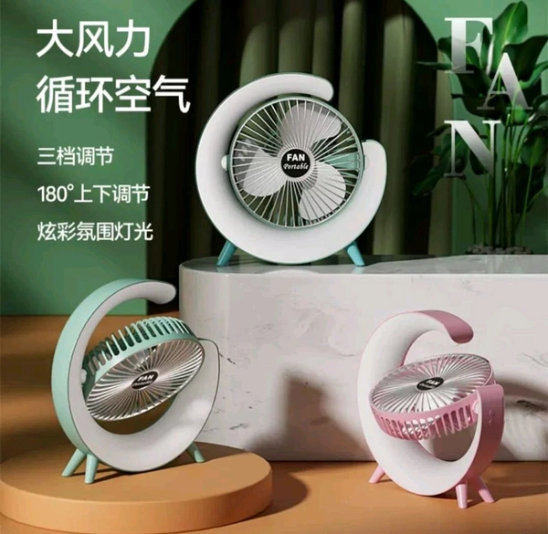 Air Conditioner Desktop Colorful Fan 