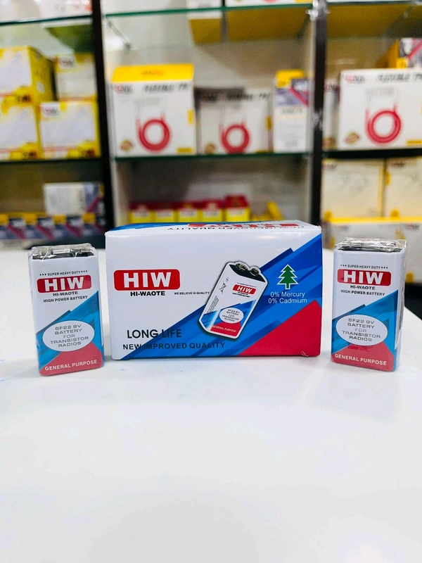 Hw 9v Battery  High Power Long Life 
