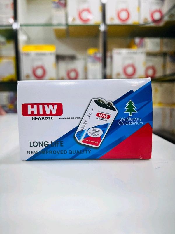 Hw 9v Battery  High Power Long Life 