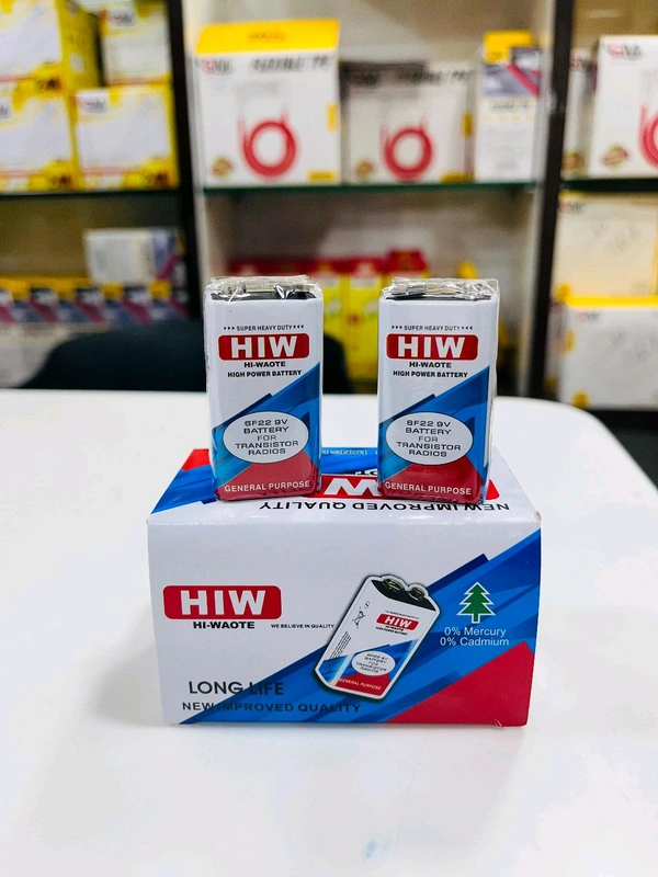 Hw 9v Battery  High Power Long Life 