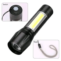 METAL TORCH Care 4 LED Flashlight With COB Light