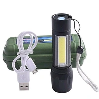METAL TORCH Care 4 LED Flashlight With COB Light