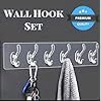 6 Hook Henger for Hanging Keys & Clothes