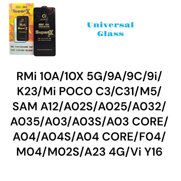 Mi 9A / 9C / 9i / Super X Glass 