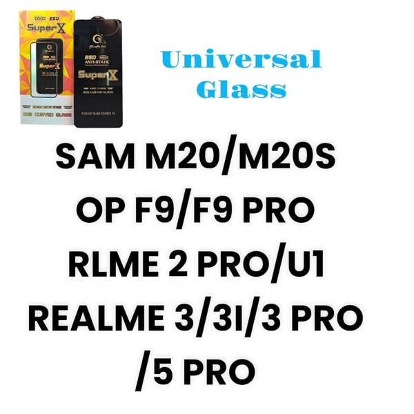SAM M20/M20S/OP F9/F9 PRO/RLME 2 PRO/U1/3/3I/3 PRO/5 PRO Universal Super X Glass