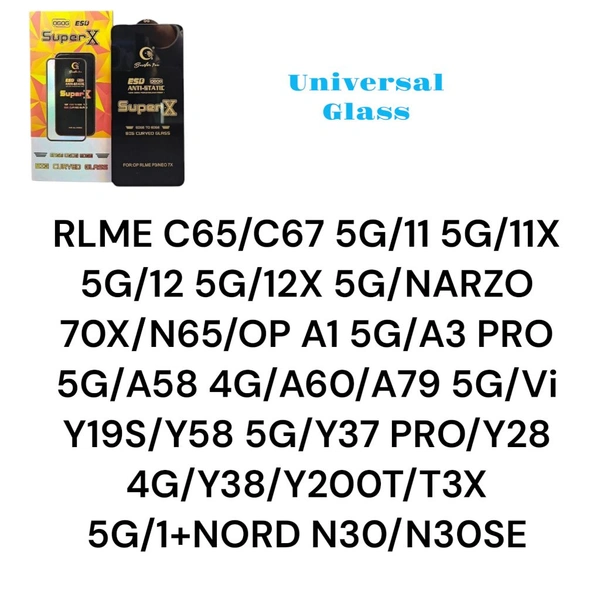 Realme C65/C67 5G/11 5G/11X 5G/12 5G/12X 5G/Universal Super X 