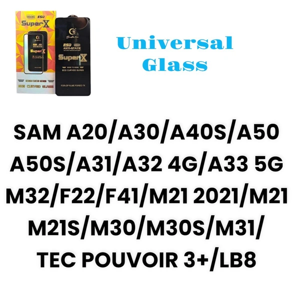 SAM A20/A30/A40S/A50/A50S/A31/A32 4G/A33 5G/M32/ Super X Glass 