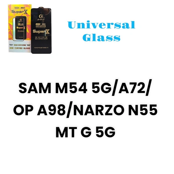 SAM M54 5G/A72/OP A98/NARZO N55/MT G 5G Universal Super X Glass 