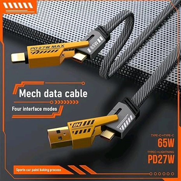 65W 4 IN 1 Metal Cable Original 