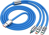 3 In 1 Fast Charging Cable (Blue)