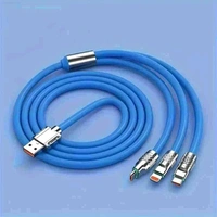 3 In 1 Fast Charging Cable (Blue)