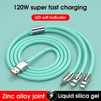 3 In 1 Fast Charging Cable Skya Blue