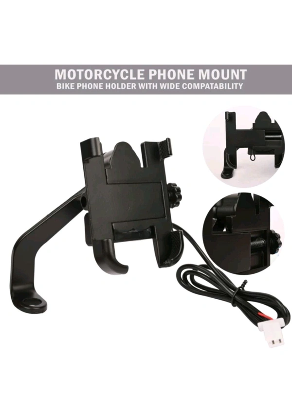 C2 Bike Mobile Stand With Charger