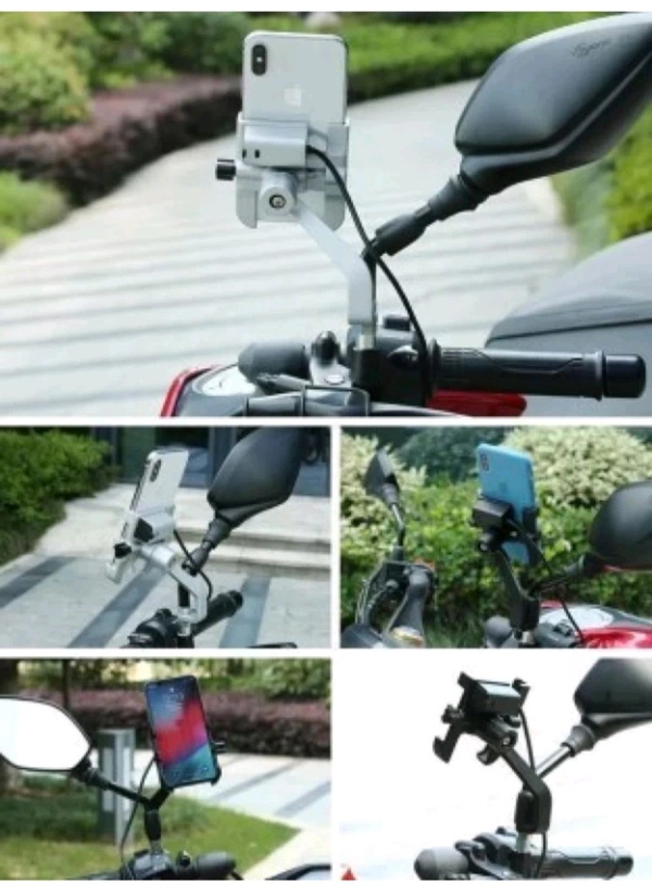 C2 Bike Mobile Stand With Charger