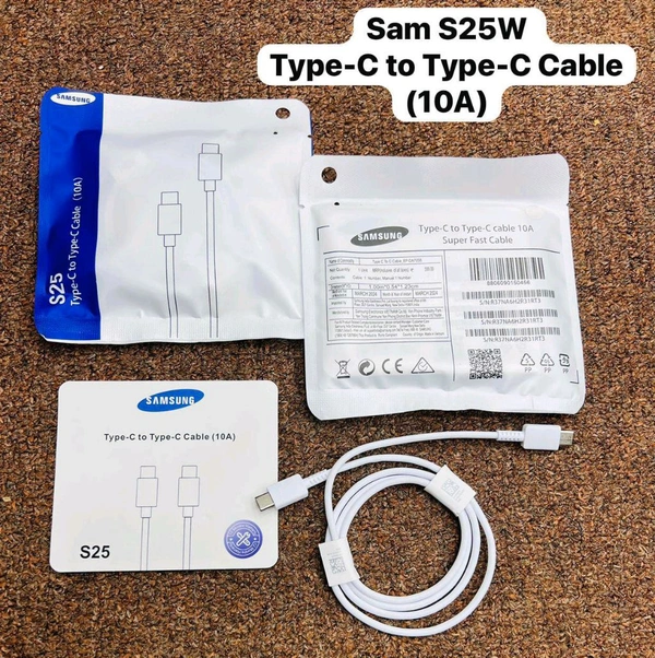 Samsung S25w Type C To Type C Cable 10A 