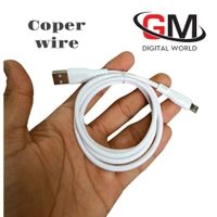 Gm 110 2.4A V8 Cable With Box Peking - 1mt., White