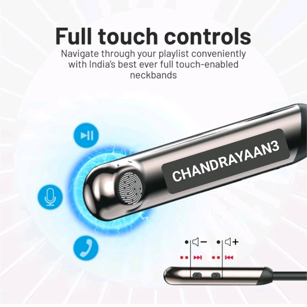 JBL CHANDRAYAAN 3 NECKBAND WITH FINGER TOUCH + VIBRATION