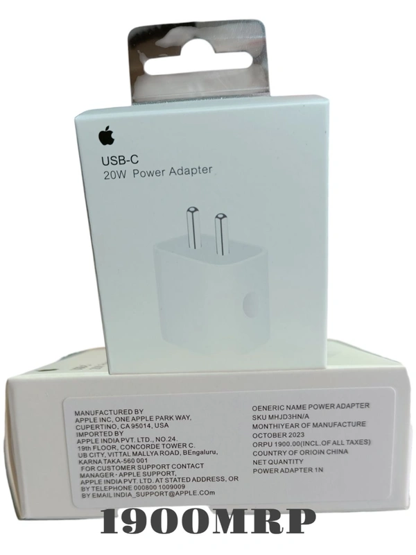 iPhone 20w Adapter 6month Warranty